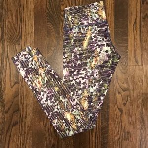 Lululemon Iris Flower Wunder Under leggings